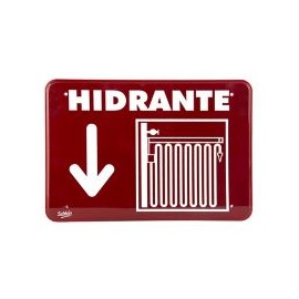 Señal  placa rígida autoadherible 22.8 x 15. 2 cm