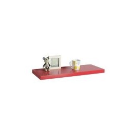 Repisa  roja  25x80x3.8