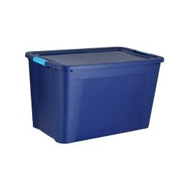 Caja plastica ultraforte box 120 lts azul