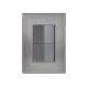 Placa Inox Con Apag 1 Apagador Escalera