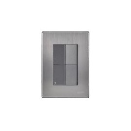 Placa Inox Con Apag 1 Apagador Escalera