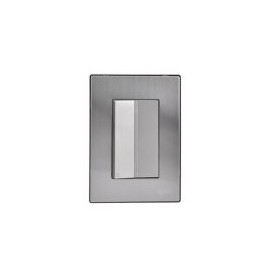 Placa Inox 1 Apagador  Escalera De 3 Mod