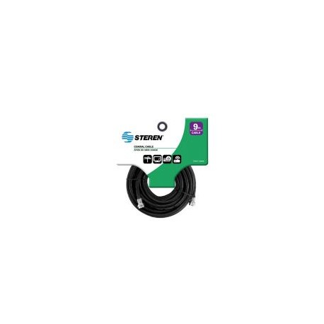 Cable caoaxial rosca a rosca RG59 9 m