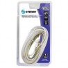 Cable telefónico plano plug a plug 7.50 m