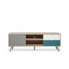 MESA TV ROBLE TRICOLOR
