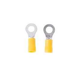 Terminal de anillo 12-10 AWG Stud Sz 12-1 / 4 amarillo