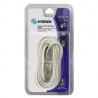 Cable telefónico plano de plug  4.50 m