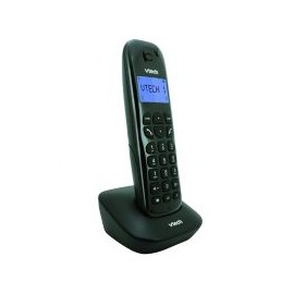 Telefono Inalambrico , Pantalla iluminada en azul , Identificador de llamadas color negro