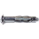 Anclajes de pared hueca de zinc1/4 Largos,1 PZ