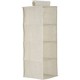 Organizador de tela con 4 repisas 30x 30x 84 cm
