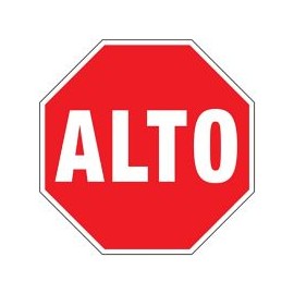 Senal ALTO Octagonal