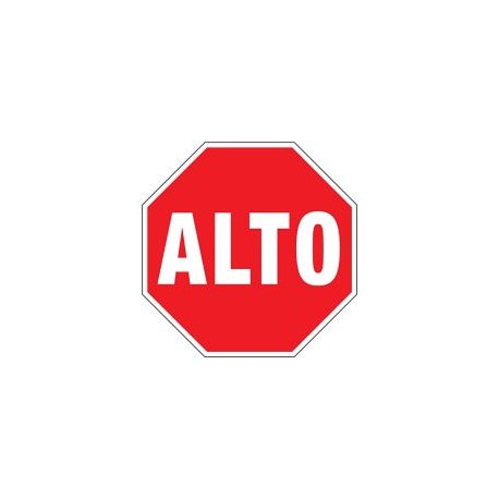 Senal ALTO Octagonal