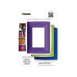 3 Marcos para placas quinziño - 1 verde jade 1 lavanda 1 nautico 3 mód