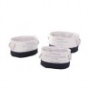 Set de tres cajas tela laundry