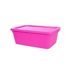 Caja organizadora 6 lts eco line fucsia