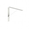Soporte recto de acero blanco 25 x 31 cm