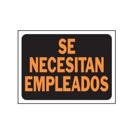 Senal Se Necesitan empleados