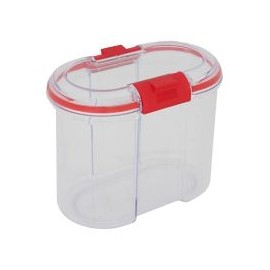 Contenedor transparente clip 1 l