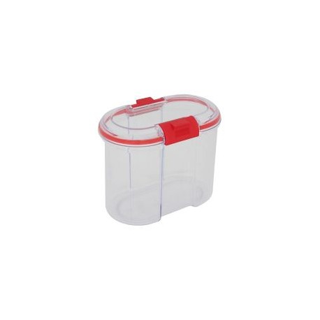 Contenedor transparente clip 1 l