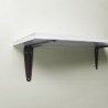 Soporte en escuadra negro 20 x 25 cm