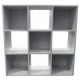 Organizador de 9 cubos blanco