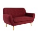 SOFA 2 PLAZAS VINO SELENA