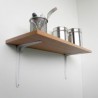 Soporte en escuadra blanco 25 x 30 cm