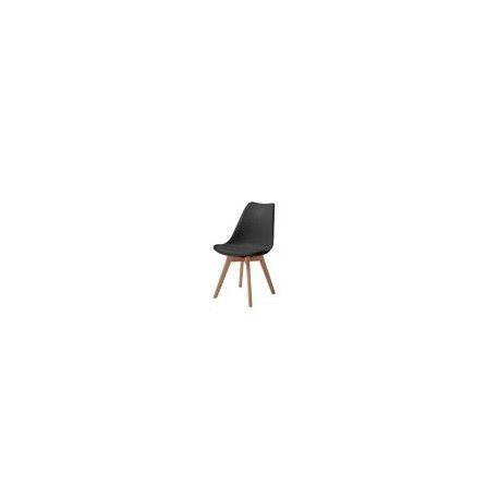 Set 4 silla negro helsinki