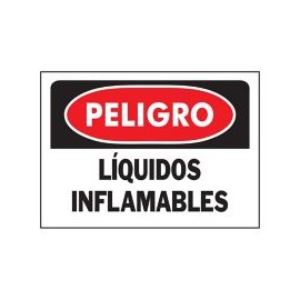 Senal Peligro Liquidos Inflamables