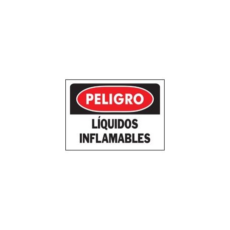 Senal Peligro Liquidos Inflamables