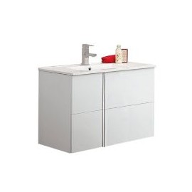 Mueble de baño Onix con espejo blanco