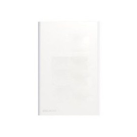 Placa ciega blanco
