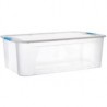 Caja bajo cama 30 lts traslucida