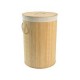 Cesto De Ropa Redondo Bambu Natural