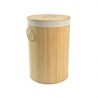 Cesto De Ropa Redondo Bambu Natural