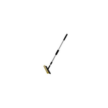 Limpiavidrios metálico con mango extendible 128 cm