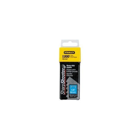Grapas corona angosta 1/4 pulg  1000 pz