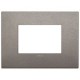 Placa classic metal titanio mate