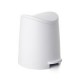 Bote de basura con pedal blanco 3 L