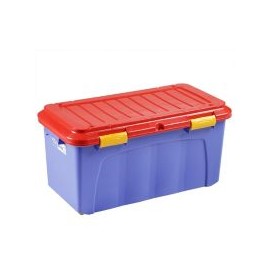 Baúl Megaforte 90 lt azul y rojo