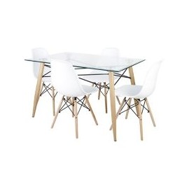 Comedor Soar 5 piezas blanco