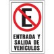 Senal Entrada y Salida de Vehiculos