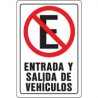 Senal Entrada y Salida de Vehiculos