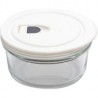 Contenedor vidrio c/válvula redondo 880ml