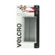 Velcro sujetadores con adhesivo de fuerza extrema, 5 tiras, 10.1 x 2.5cm, color platino, para superficies ásperas.