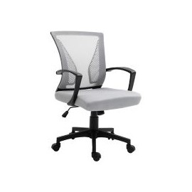 Silla Pc Malla Rio Gris