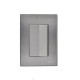 Placa Inox Con 1 Apagador De 3 Modulos