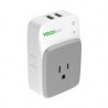 Contacto Inteligente Wifi 2 Puertos Usb Con Luz Noche
