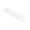 Sujetacable blanca 100x2.5 mm 25 unidades