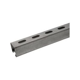 Perfil unicanal pared gruesa perforado 4 x 2